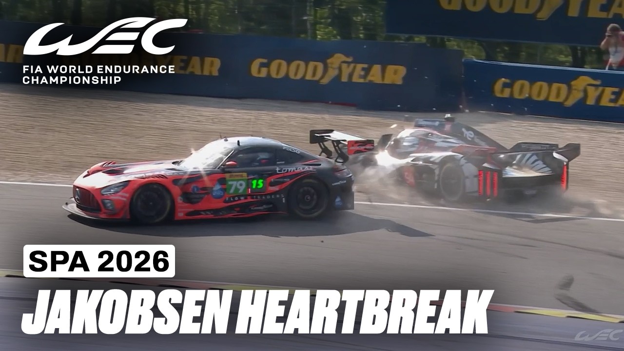 Pole Sitter Jakobsen CRASHES Out in Heartbreak at Spa | TotalEnergies 6 Hours of Spa 2026 | FIA WEC